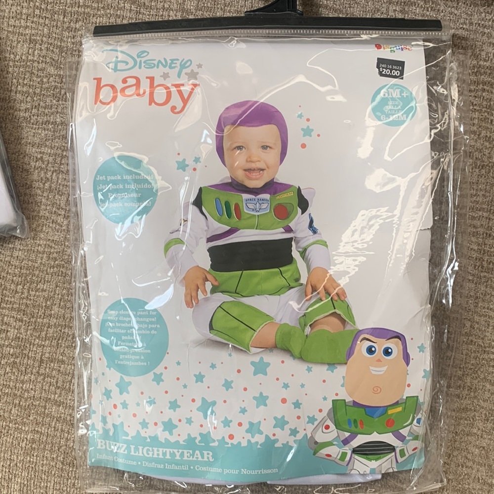 Buzz light year costume- 6-12months
